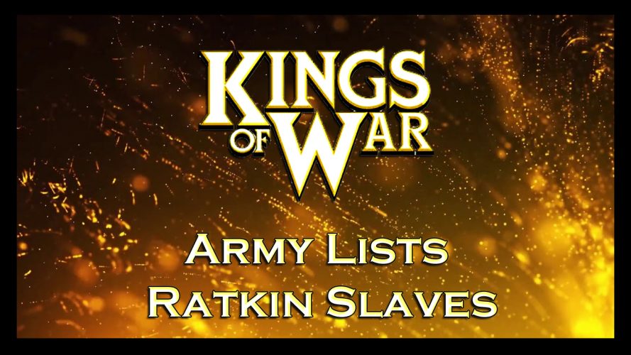 Army lists Ratkin Slaves listas de ejército esclavos ratkin kow kings of war