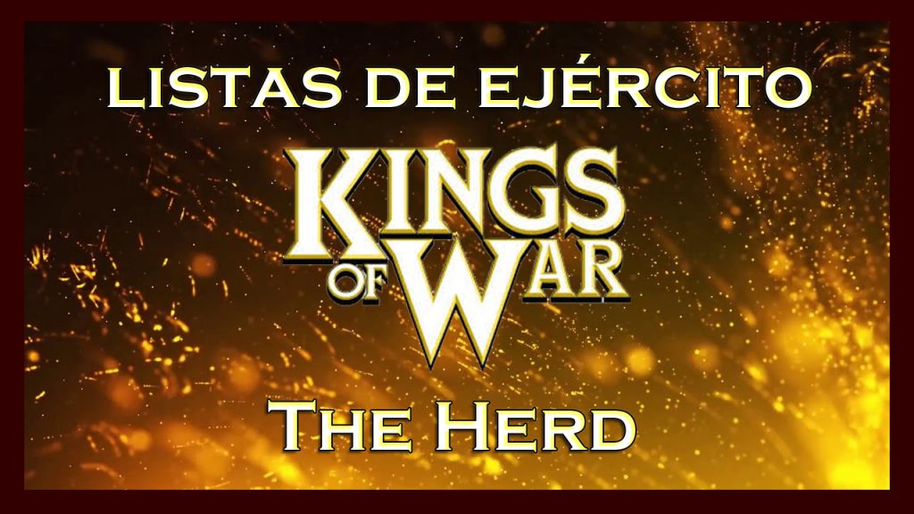 Listas de ejército The Herd King of War kow Army lists
